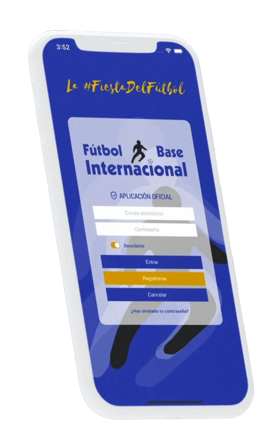 app torneos fútbol base internacional